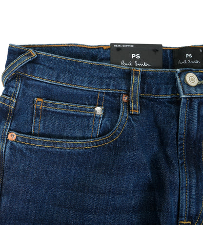 Relaxed Taper Jeans Dark Blue