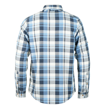 Fjallglim Relaxed Shirt LS M Dawn Blue / Chalk White