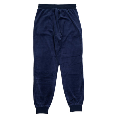 Tasso Velour Track Pants Maritime Blue / White