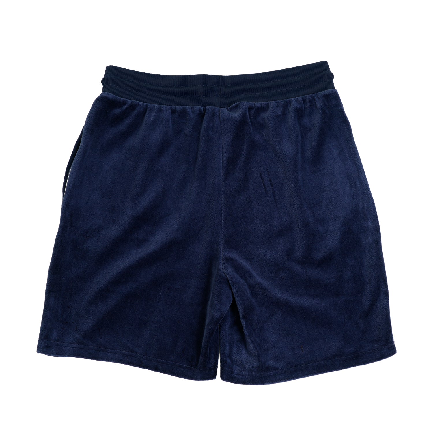 Tasso Velour Shorts Maritime Blue / White