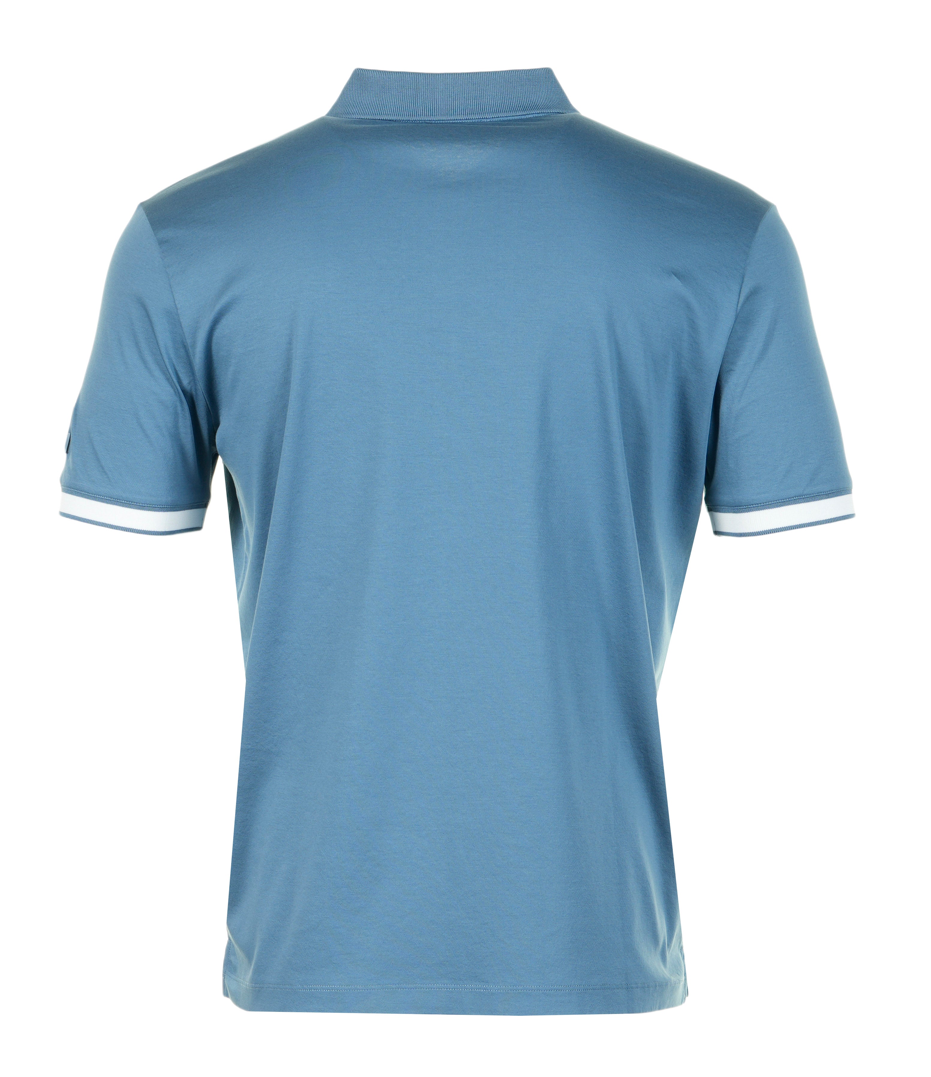 Short Sleeve Silicone Zip Polo Shirt Teal