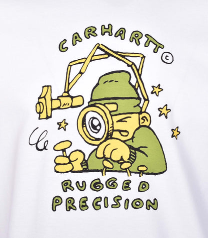 Short Sleeve Precision Works T Shirt White
