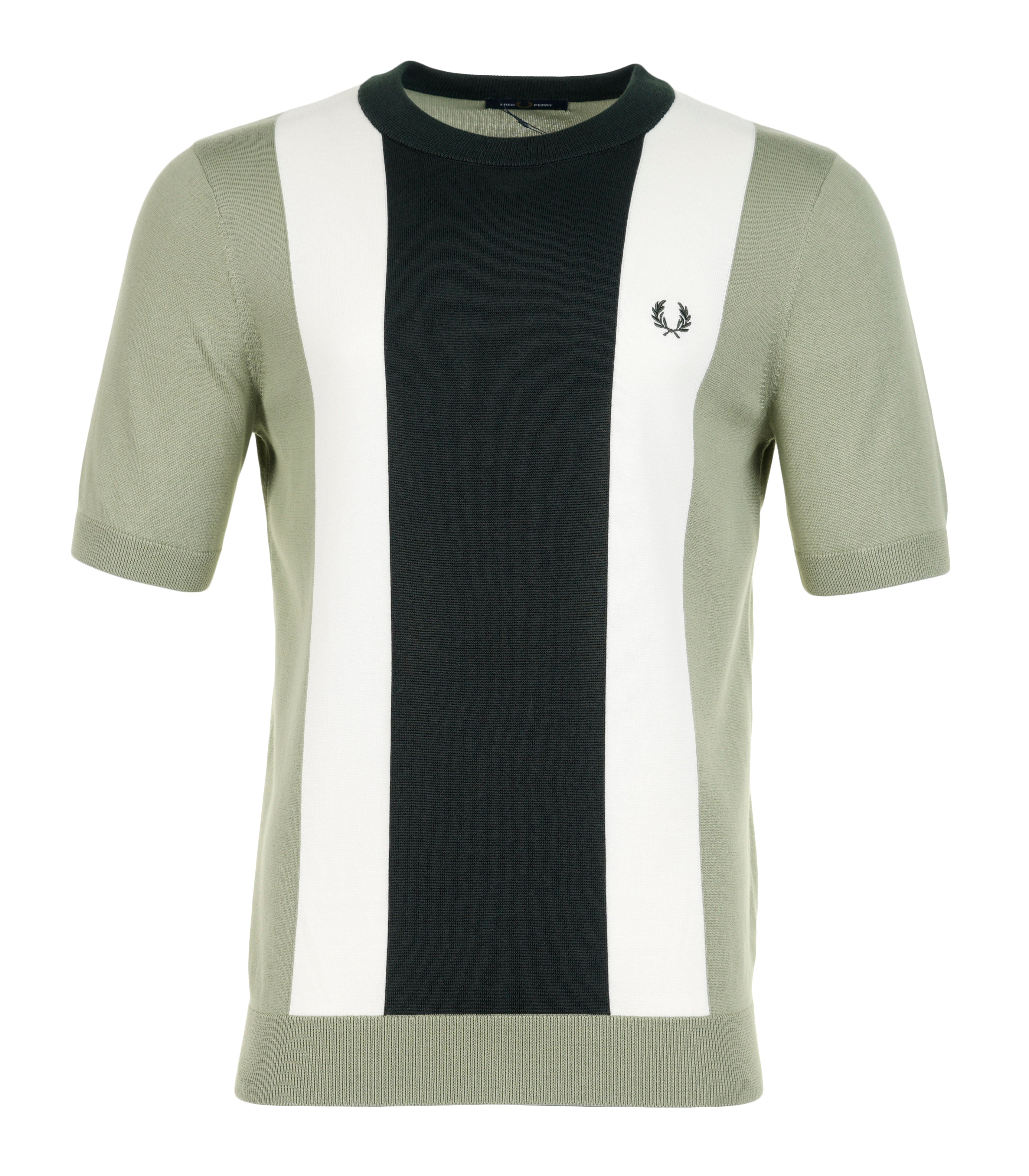 Vertical Striped Knitted T Shirt