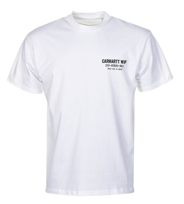 Less Troubles T-Shirt White/Black