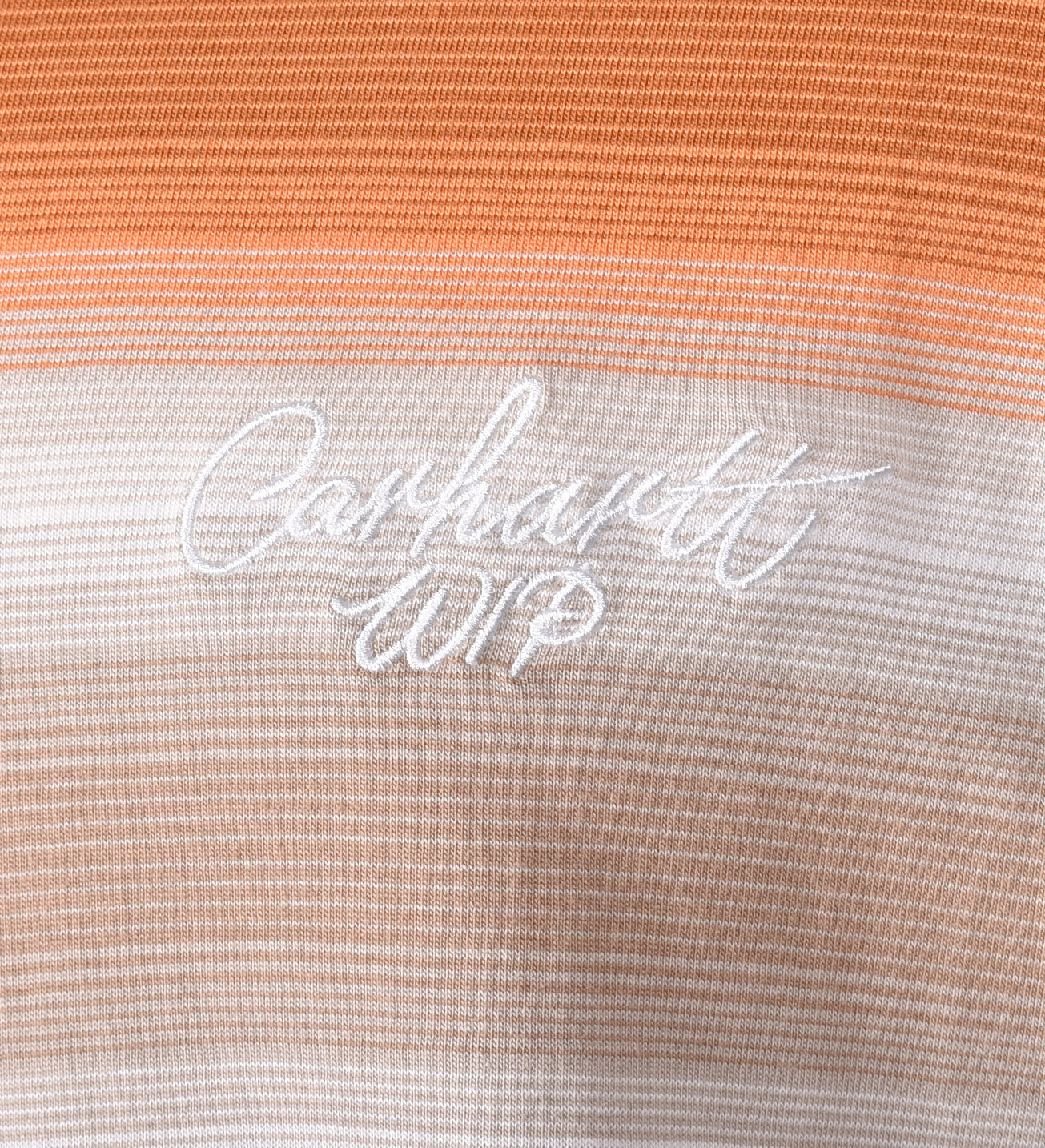 Short Sleeve Dashner Stripe T Shirt Pumpkin