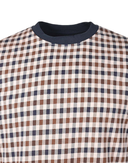 Active Full Club Check Short Sleeve T Shirt