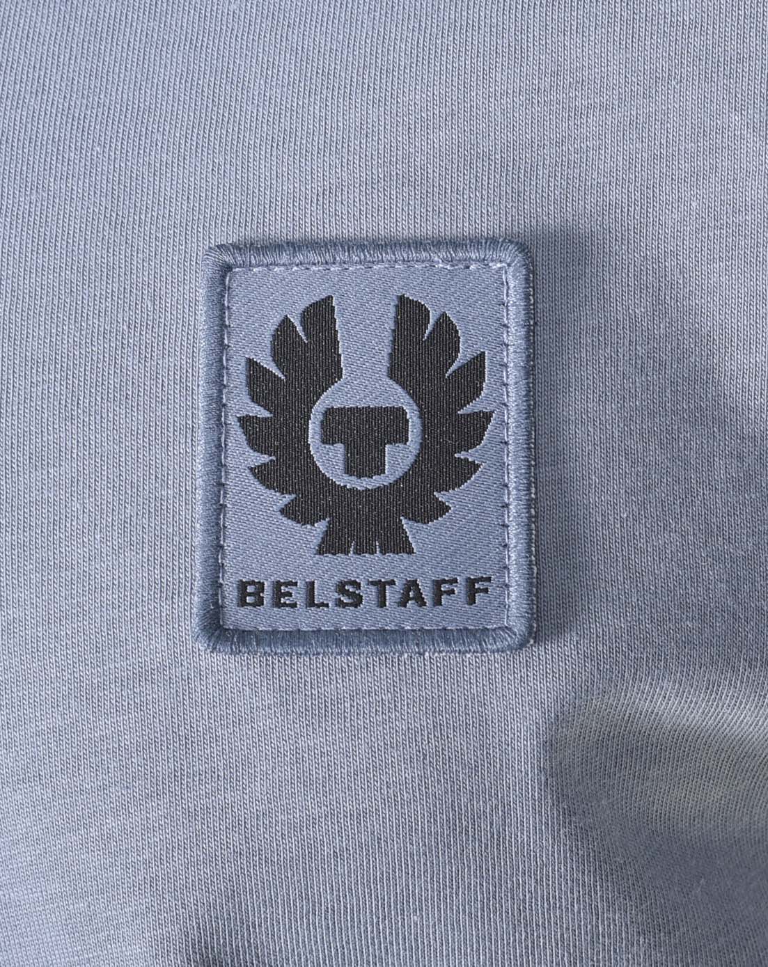 Belstaff embroidered patch on tee