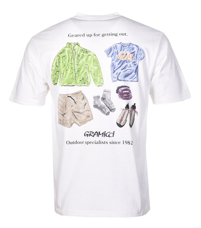 Geared Up Tee White