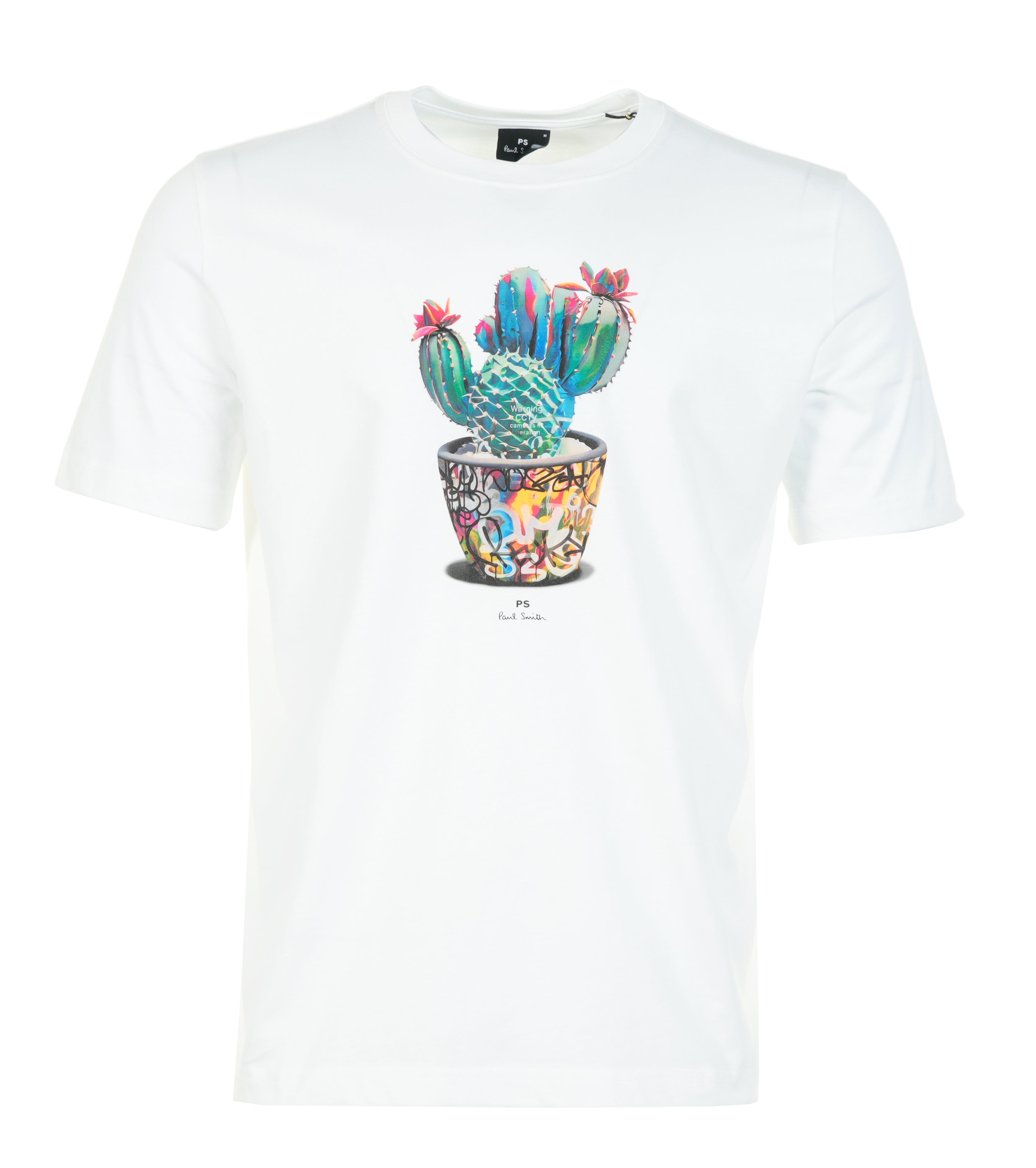 Regular Fit Cactus T Shirt White