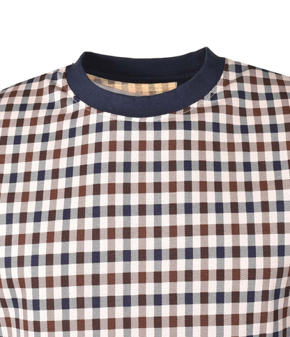Active Club Check Short Sleeve T Shirt
