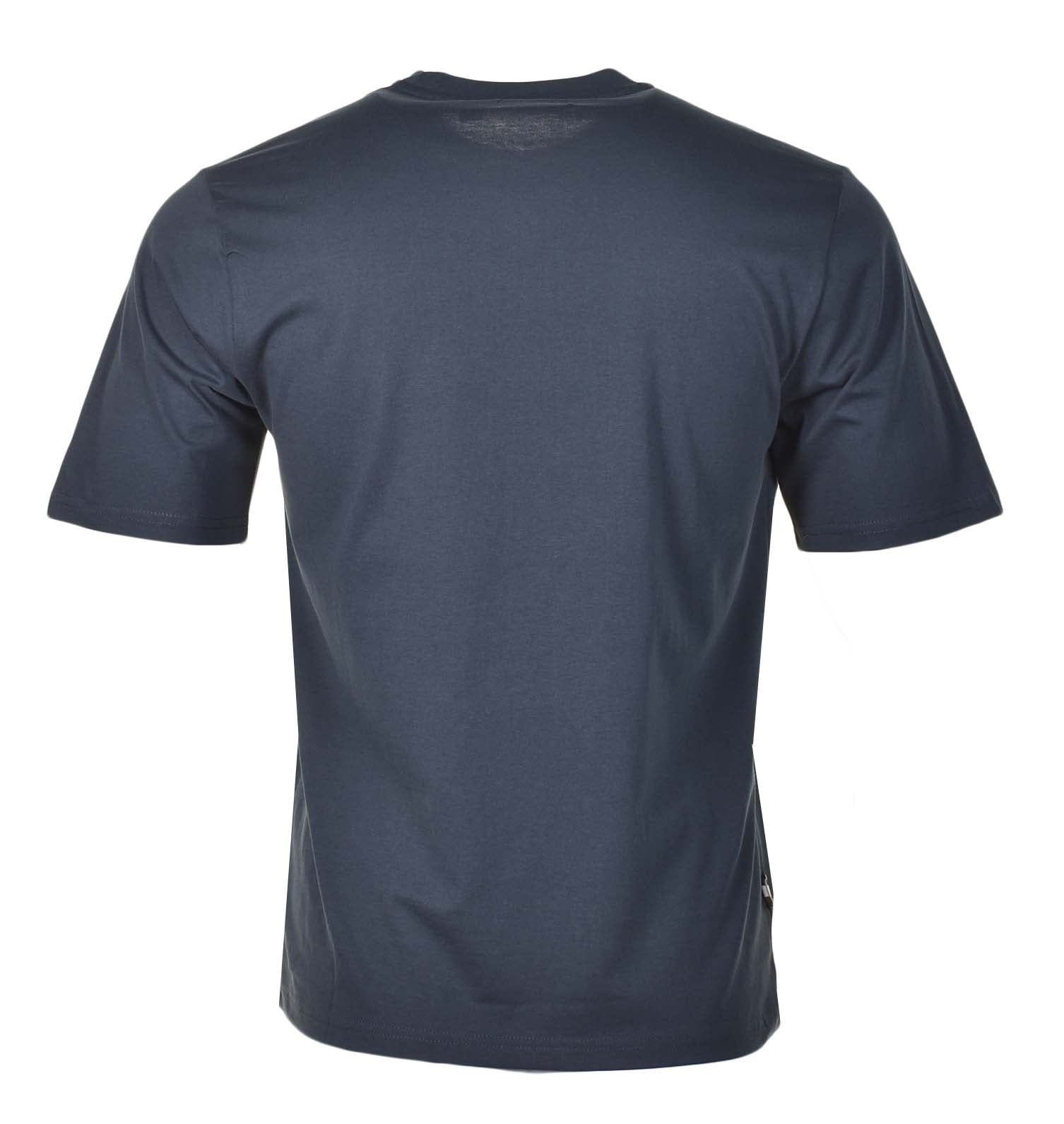 Active Club Check Pocket T Shirt Navy