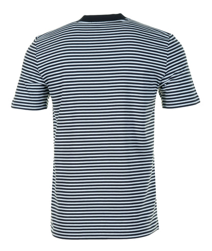 Fine Stripe T Shirt Navy