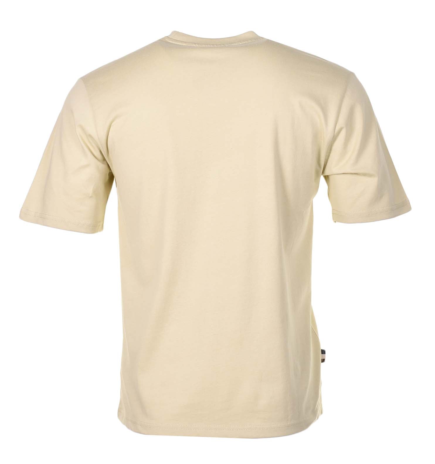 Active Club Check Pocket T Shirt Beige