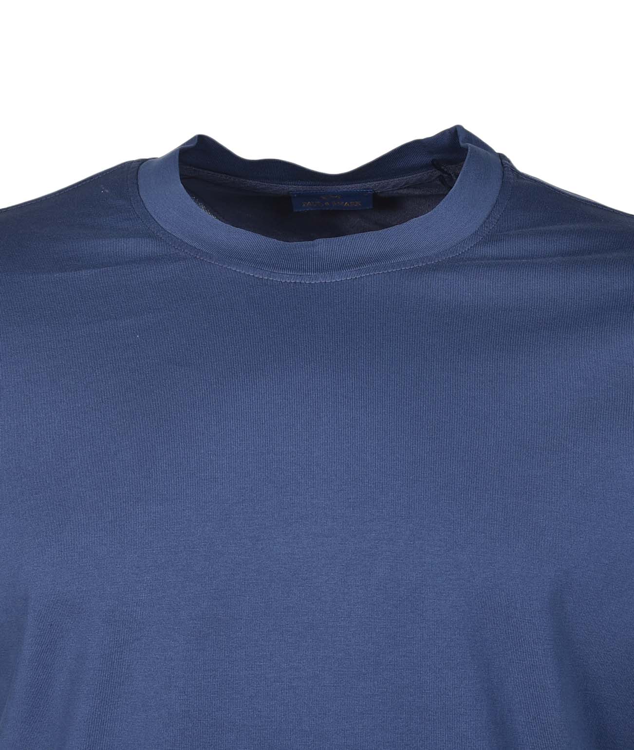 Short Sleeve Tonal Moon Logo T Shirt Navy