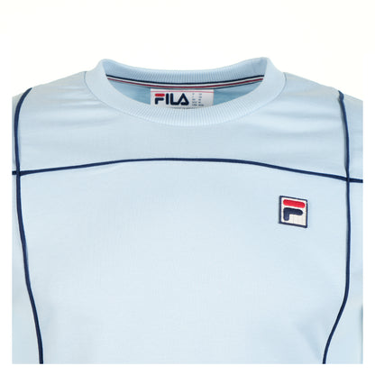 Neckline of the fila Terri T Shirt Skyway Fila Navy