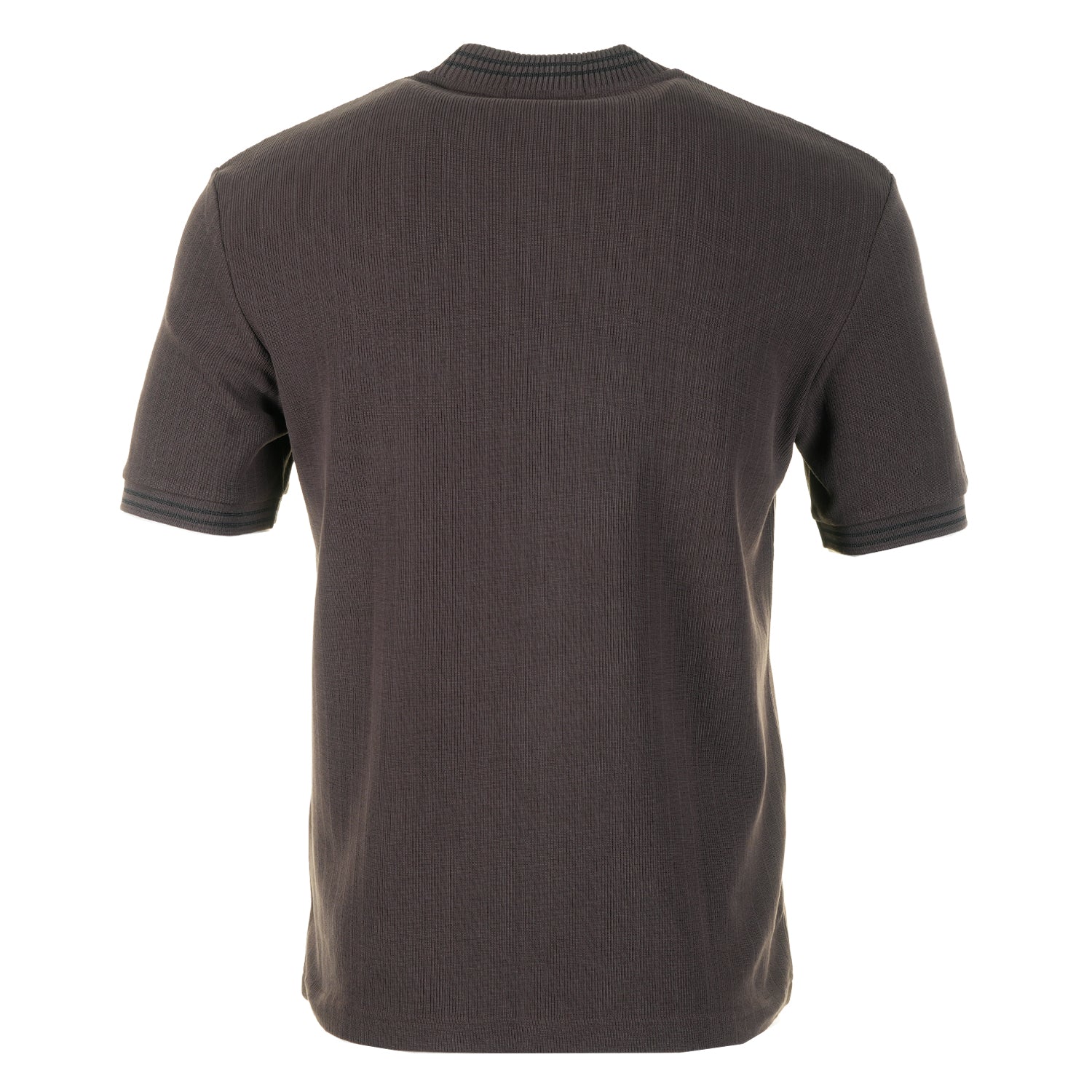 Ribbed Jersey T Shirt Rich Brown