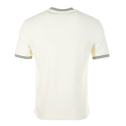 Ribbed Jersey T Shirt Ecru