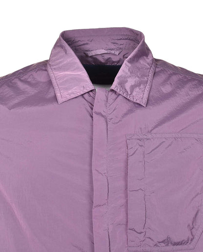 Lightweight Econyl Overshirt Purple