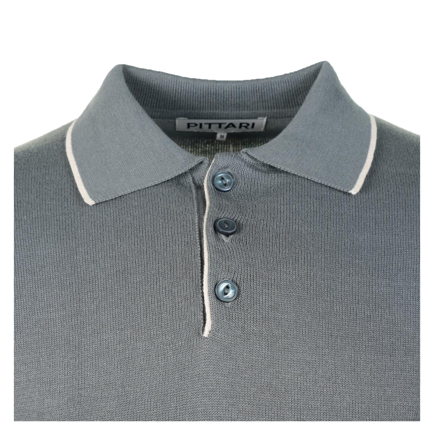 SS Knitted Polo Shirt Tipping Balena