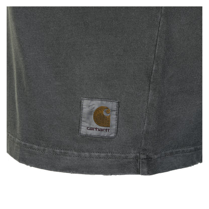 Long Sleeve Torion Pocket T Shirt Black Grind Wash