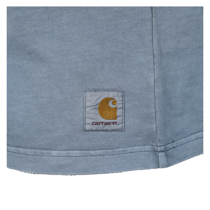 Long Sleeve Torion Pocket T Shirt Office Blue Grind Wash