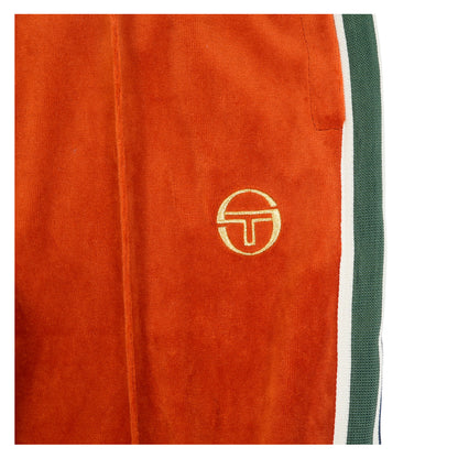 Monte Velour Track Pants Rooibos Tea / Gardenia