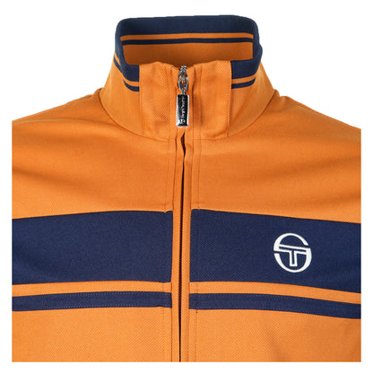 Damarindo TT Track Top Pumpkin Spice Maritime Blue