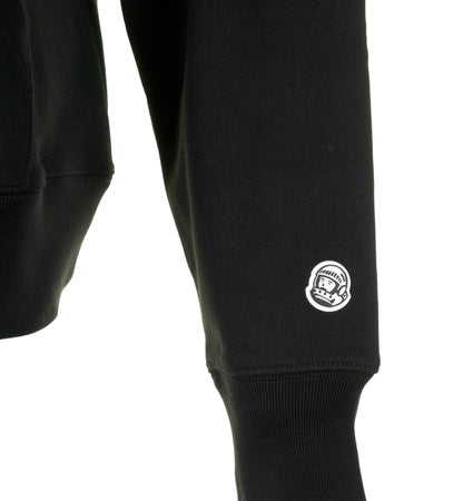 Tri tone Arch Logo Popover Hoody Black