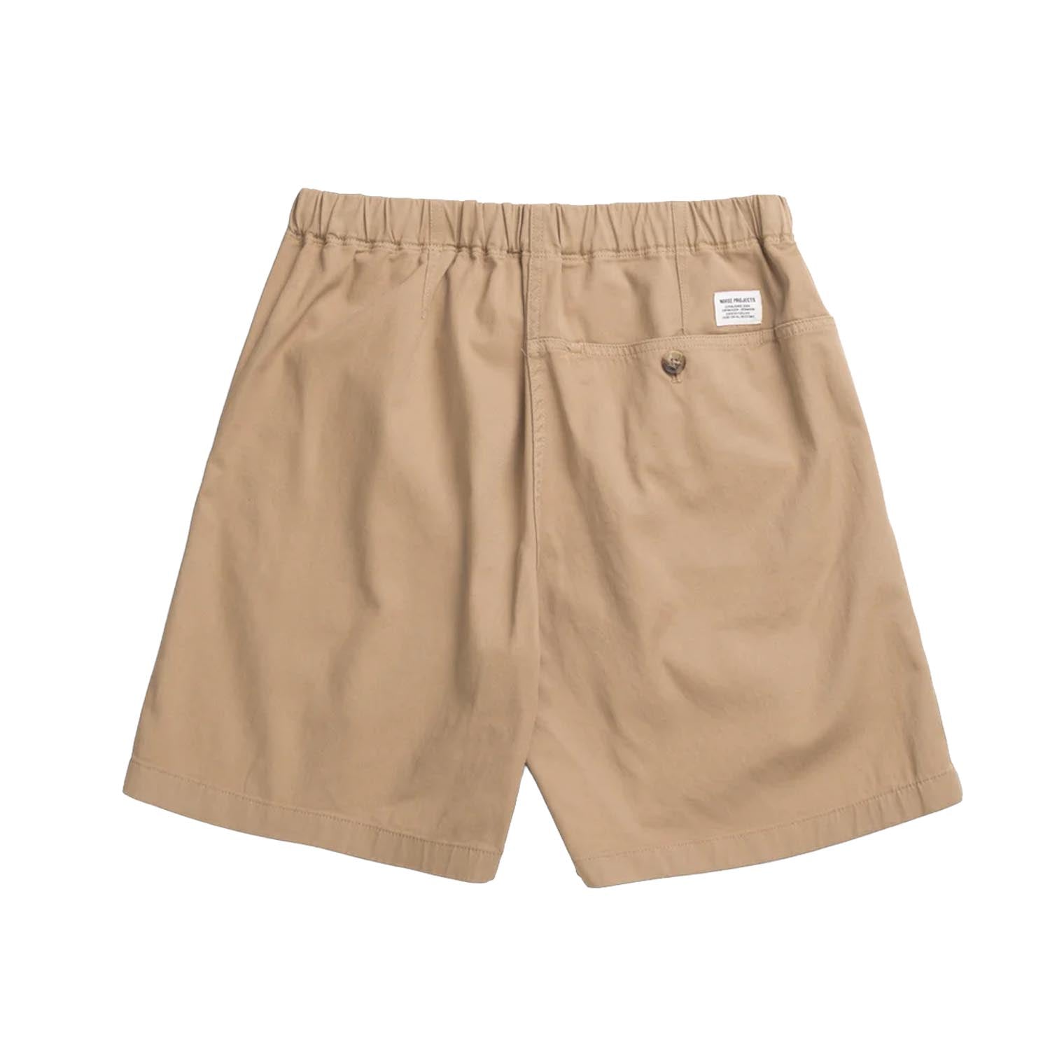 Trysil Regular Organic Stretch Twill Shorts Utility Khaki