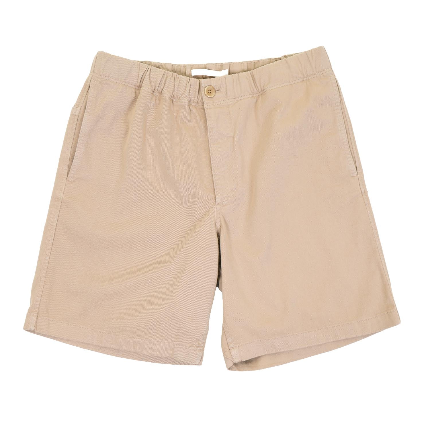 Trysil Regular Organic Stretch Twill Shorts Utility Khaki