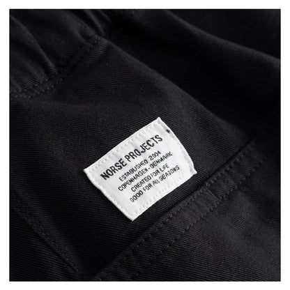 Trysil Regular Organic Stretch Twill Shorts Black