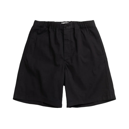 Trysil Regular Organic Stretch Twill Shorts Black