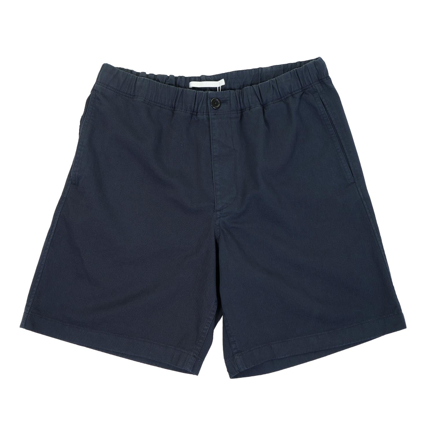 Trysil Regular Organic Stretch Twill Shorts Dark Navy