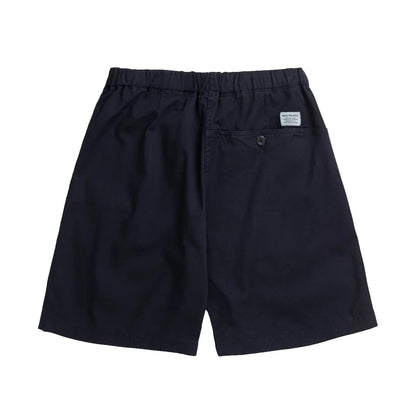 Trysil Regular Organic Stretch Twill Shorts Dark Navy