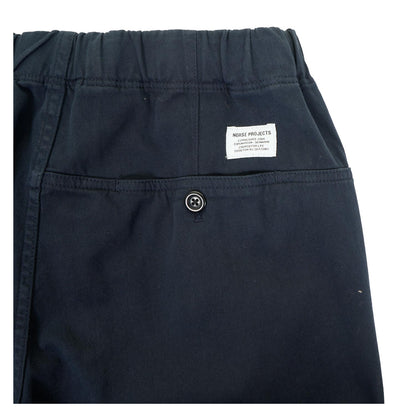 Trysil Regular Organic Stretch Twill Trousers Dark Navy