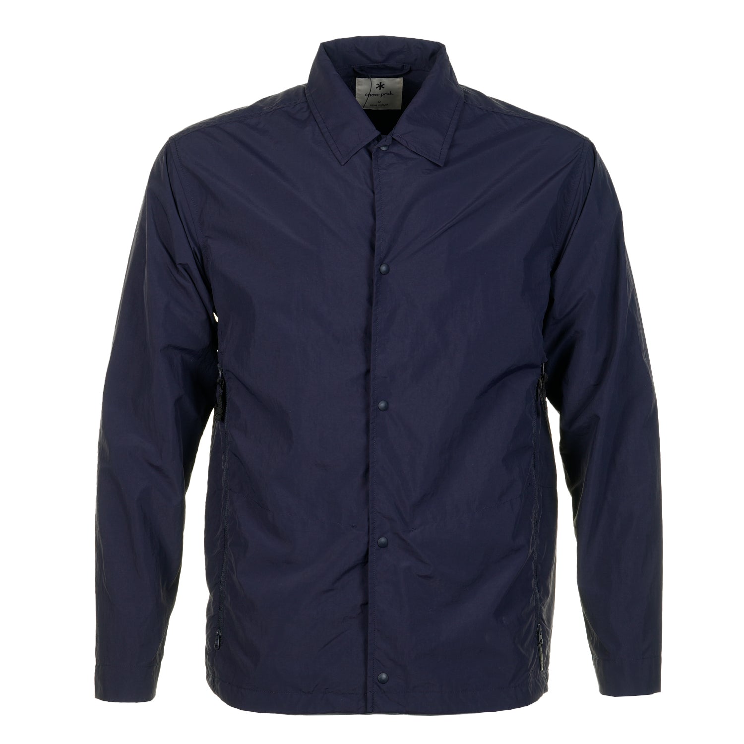 Nylon Tussah Utility Storage Shirt Navy