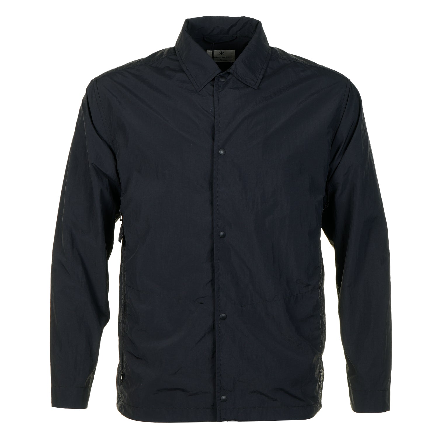Nylon Tussah Utility Storage Shirt Black