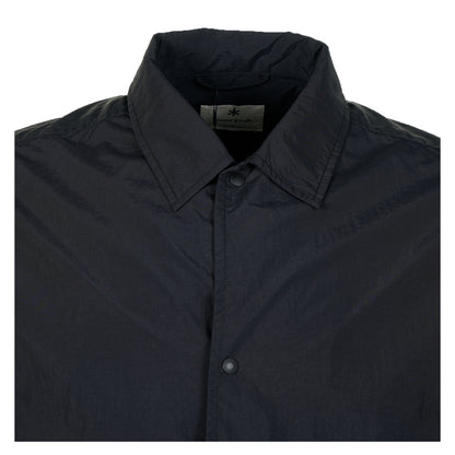 Nylon Tussah Utility Storage Shirt Black