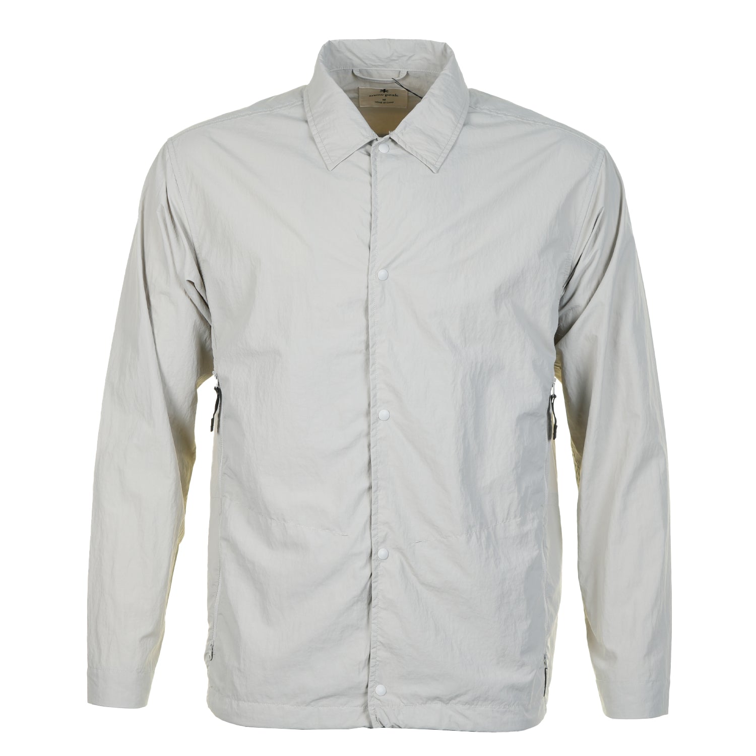 Nylon Tussah Utility Storage Shirt Light Grey
