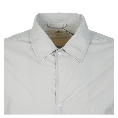 Nylon Tussah Utility Storage Shirt Light Grey