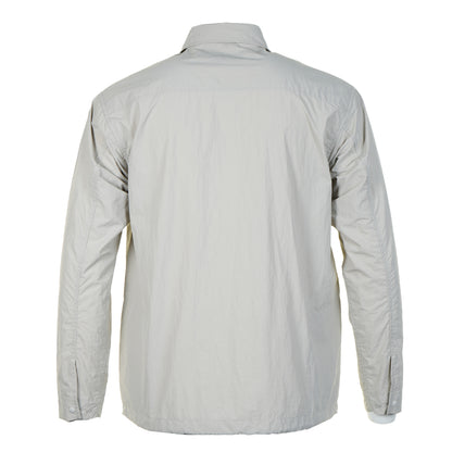 Nylon Tussah Utility Storage Shirt Light Grey