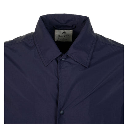 Nylon Tussah Utility Storage Shirt Navy