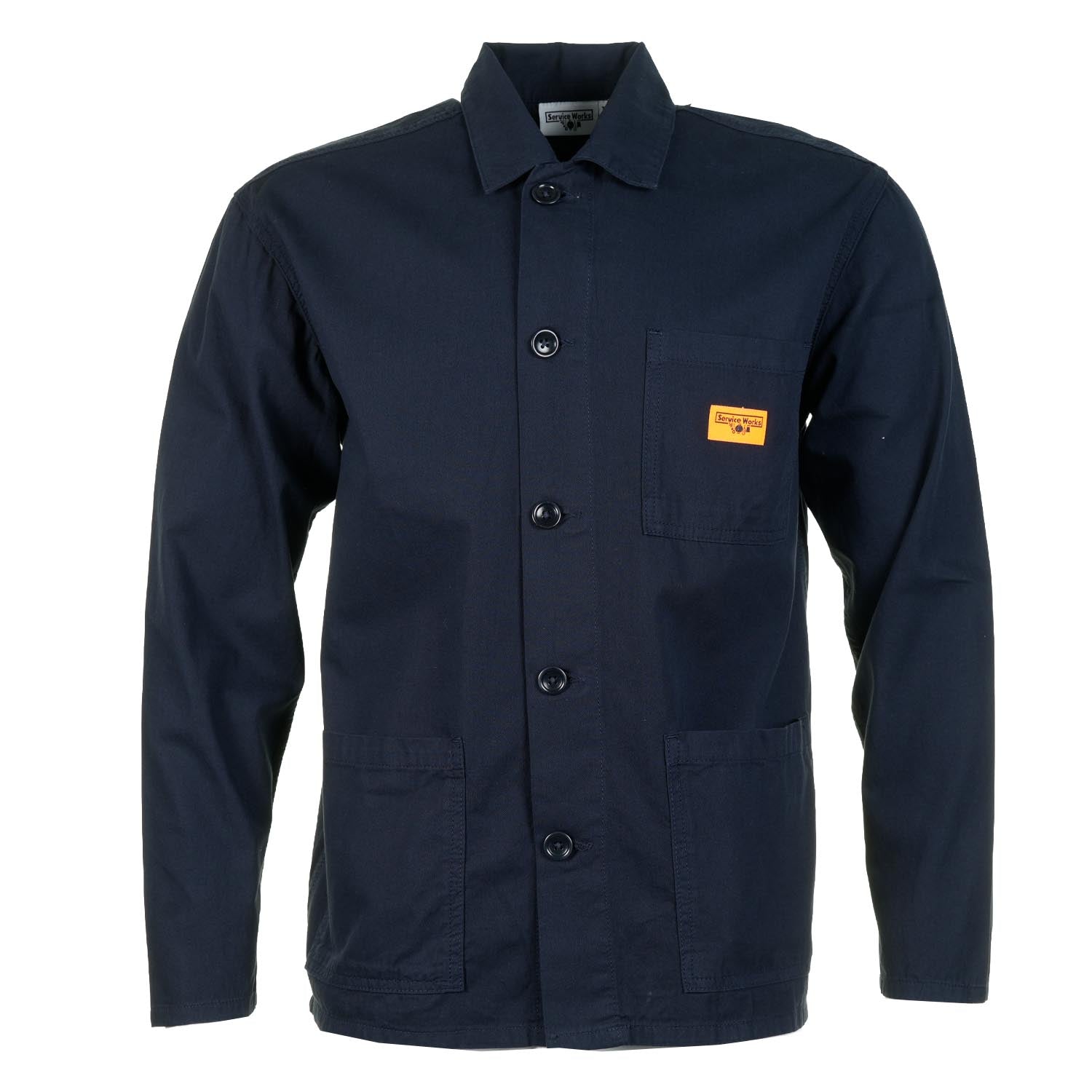 Service Works Twill Chore Shirt Dark Navy