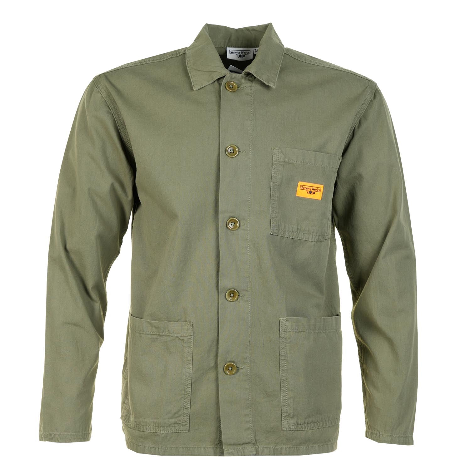 Service Works Twill Chore Shirt Olive