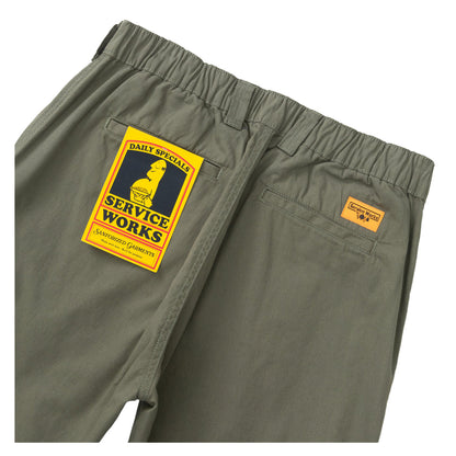 Twill Waiter Pants Olive