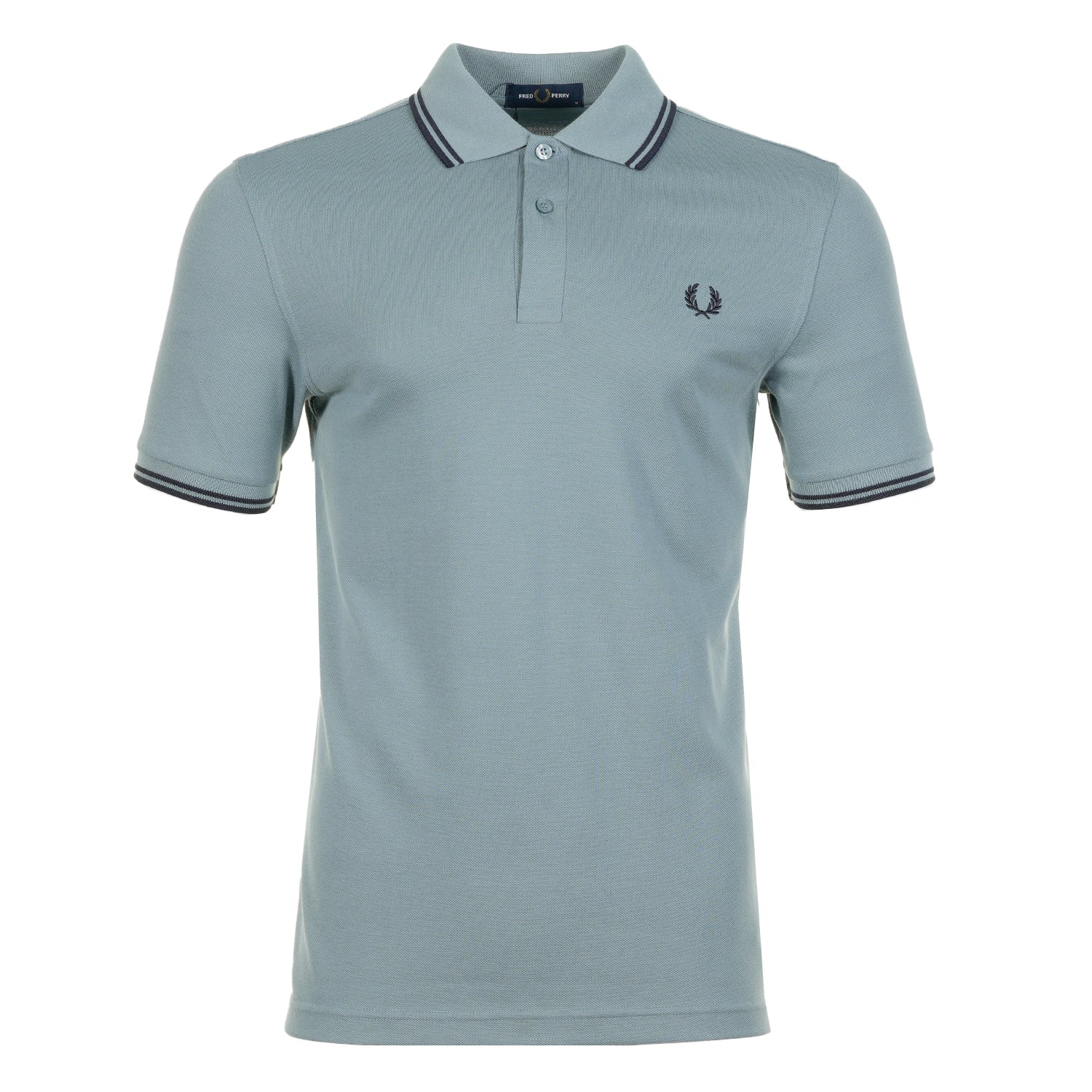 Short Sleeve Twin Tipped Polo Shirt Stockport Blue Navy