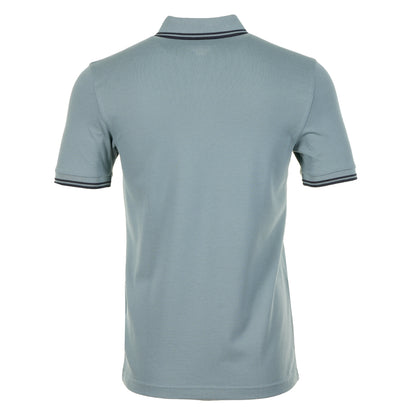 Short Sleeve Twin Tipped Polo Shirt Stockport Blue Navy