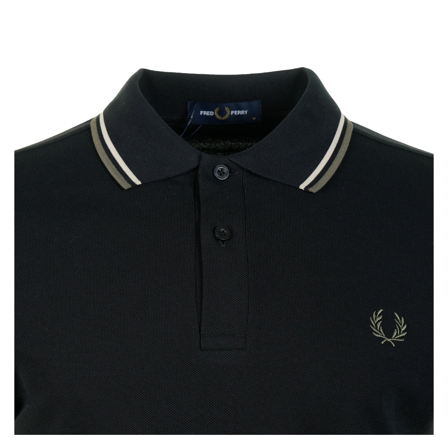 Short Sleeve Twin Tipped Polo Black