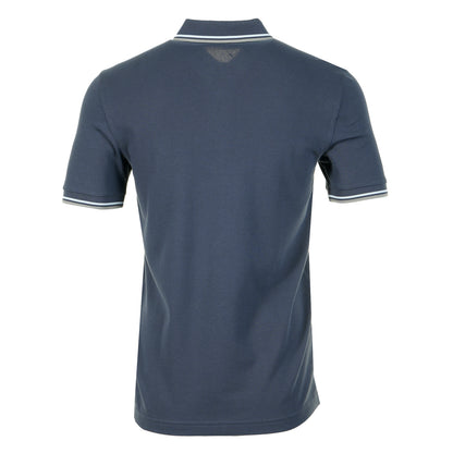 Short Sleeve Twin Tipped Polo Shirt Dark Airforce Bayleaf