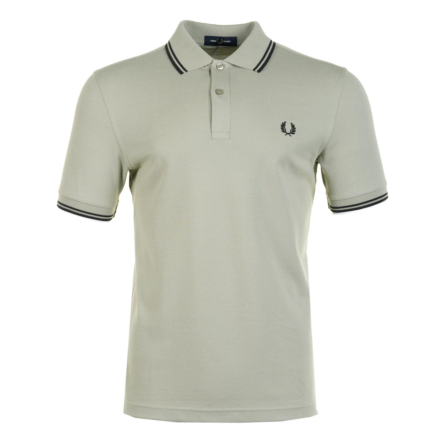 Twin Tipped Polo Shirt Seagrass Black